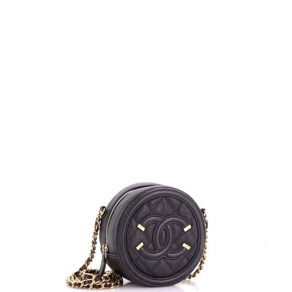 Chanel Filigree Round Clutch With Chain #243938C26B - Picture 3 of 6